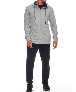 Icebreaker Mens Merino Shifter Zip Hoodie Metro Heather/Fathom Heather M 12 Icebreaker Mens Merino Shifter Zip Hoodie Metro Heather/Fathom Heather M -Cheap Icebreaker Shop 104044001 4