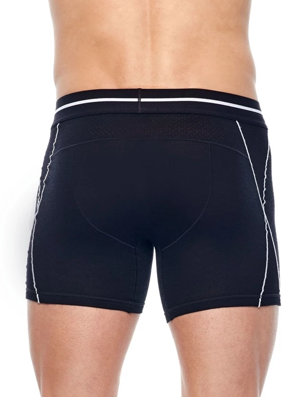Icebreaker Mens Merino Hybrid Anatomica Zone Boxers Black M 4 Icebreaker Mens Merino Hybrid Anatomica Zone Boxers Black M - Image 2