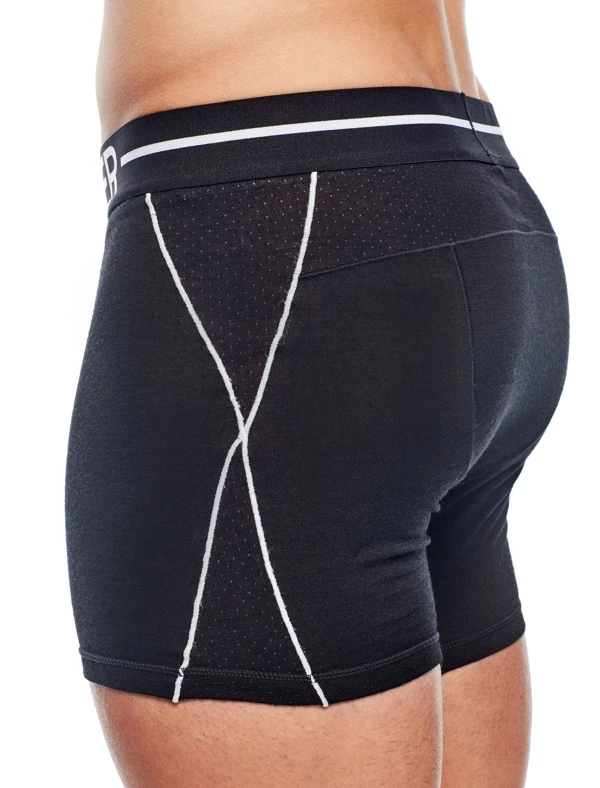 Icebreaker Mens Merino Hybrid Anatomica Zone Boxers Black M 7 Icebreaker Mens Merino Hybrid Anatomica Zone Boxers Black M - Image 5