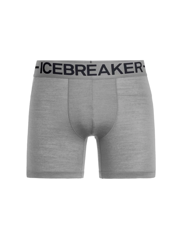 Icebreaker Merino Hybrid Anatomica Zone Mens Boxers Timberwolf Heather/Black M 3 Icebreaker Merino Hybrid Anatomica Zone Mens Boxers Timberwolf Heather/Black M