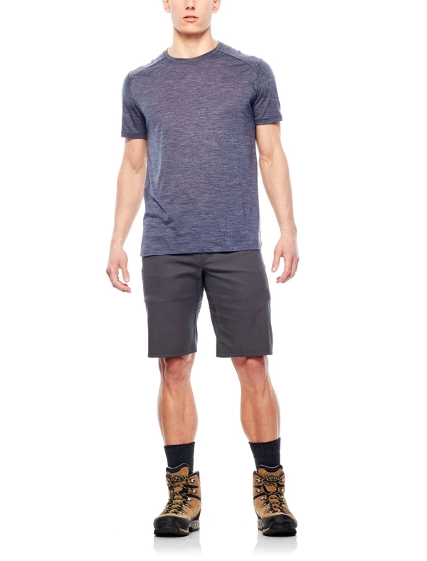 Icebreaker Mens Merino Hybrid Persist Shorts Monsoon L 3 Icebreaker Mens Merino Hybrid Persist Shorts Monsoon L - Image 2