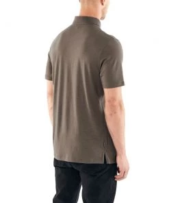 Icebreaker Merino Tech Lite Mens SS Polo Driftwood -Cheap Icebreaker Shop 104124208 6