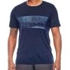 Icebreaker Mens Merino Tech Lite Crewe Shirt Hard Rain Navy L