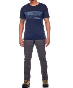 Icebreaker Mens Merino Tech Lite Crewe Shirt Hard Rain Navy L 9 Icebreaker Mens Merino Tech Lite Crewe Shirt Hard Rain Navy L -Cheap Icebreaker Shop 104127401 4