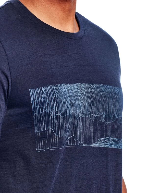 Icebreaker Mens Merino Tech Lite Crewe Shirt Hard Rain Navy L 6 Icebreaker Mens Merino Tech Lite Crewe Shirt Hard Rain Navy L - Image 4