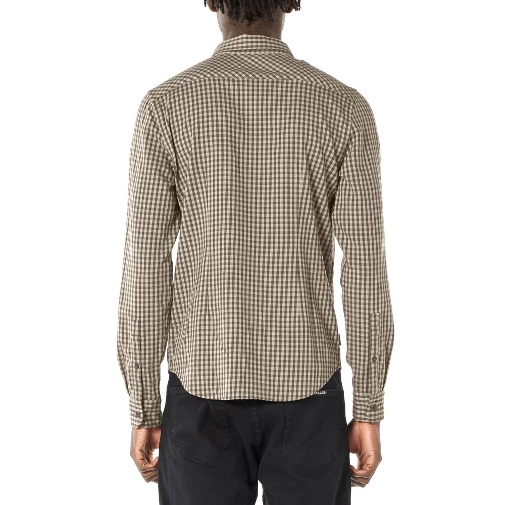 Icebreaker Merino Hybrid Mens Long Sleeve Polo Shirt Grey Tan S 4 Icebreaker Merino Hybrid Mens Long Sleeve Polo Shirt Grey Tan S - Image 2