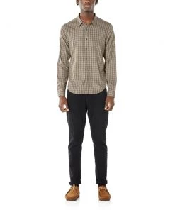 Icebreaker Merino Hybrid Mens Long Sleeve Polo Shirt Grey Tan XL -Cheap Icebreaker Shop 104141a27 4 1