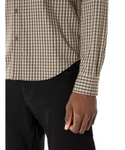 Icebreaker Merino Hybrid Mens Long Sleeve Polo Shirt Grey Tan XL -Cheap Icebreaker Shop 104141a27 5 1