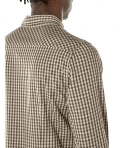 Icebreaker Merino Hybrid Mens Long Sleeve Polo Shirt Grey Tan XL -Cheap Icebreaker Shop 104141a27 7 1