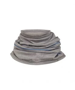 Icebreaker Merino Hybrid Flexi Chute Stripe Timberwolf/Monsoon/Isle