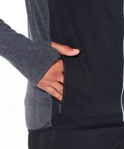 Icebreaker Merino Hybrid Tech Trainer Mens Jacket Black 2XL -Cheap Icebreaker Shop 104298001 6