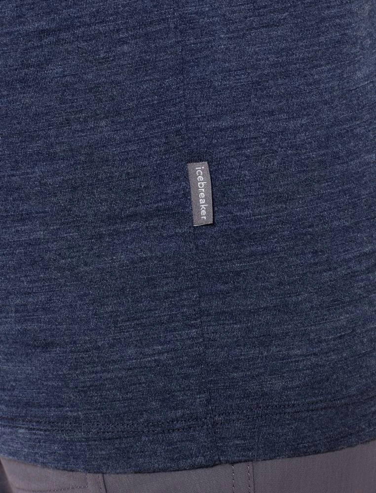 Icebreaker Mens Merino Tech 200 Long Sleeve Crewe Shirt Fathom Heather M 6 Icebreaker Mens Merino Tech 200 Long Sleeve Crewe Shirt Fathom Heather M - Image 4