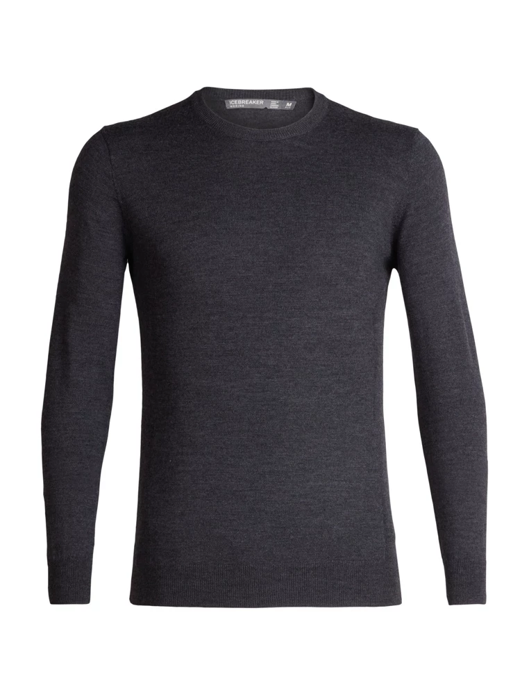 Icebreaker Mens Merino Shearer Crewe Sweater Char Heather 2XL 3 Icebreaker Mens Merino Shearer Crewe Sweater Char Heather 2XL