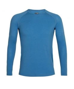 Icebreaker Merino 150 Zone Mens LS Crewe Top Blue