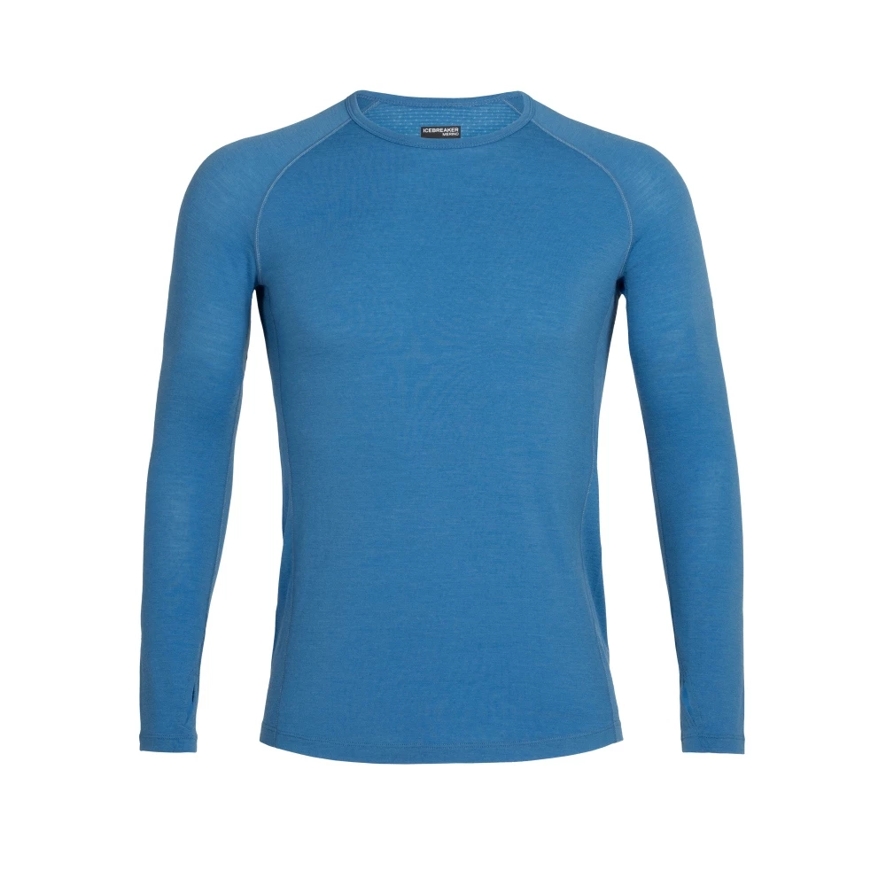 Icebreaker Merino 150 Zone Mens LS Crewe Top Blue 3 Icebreaker Merino 150 Zone Mens LS Crewe Top Blue