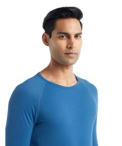 Icebreaker Merino 150 Zone Mens LS Crewe Top Blue 14 Icebreaker Merino 150 Zone Mens LS Crewe Top Blue -Cheap Icebreaker Shop 104347351 5