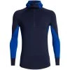 Icebreaker Merino BodyfitZone 260 Zone Mens Half Zip Hoodie Navy/Surf XL 1 Icebreaker Merino BodyfitZone 260 Zone Mens Half Zip Hoodie Navy/Surf XL -Cheap Icebreaker Shop 104362b04 3