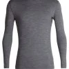 Icebreaker Mens Merino 200 Oasis LS Crewe Shirt Gritstone Heather -Cheap Icebreaker Shop 104365002 1 3