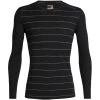 Icebreaker Merino 200 Oasis Mens Long Sleeve Shirt Black Stripe XL -Cheap Icebreaker Shop 104365010 1