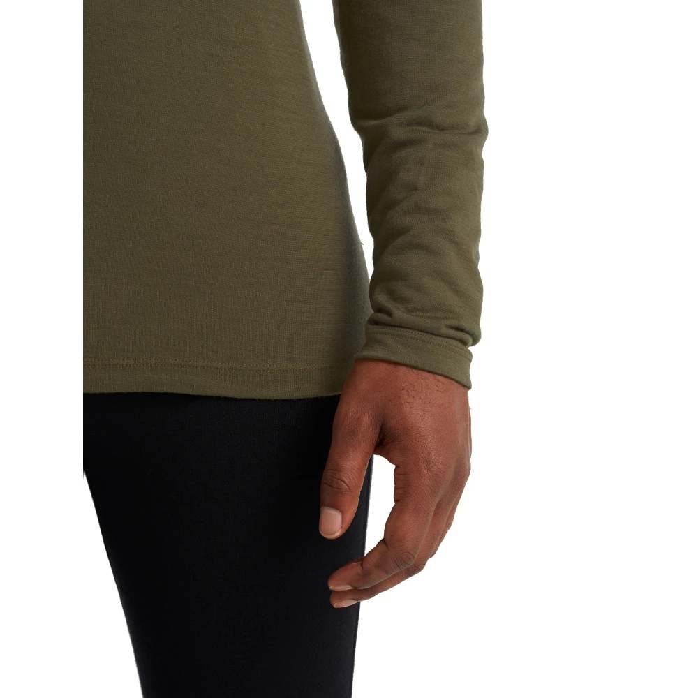 Icebreaker Merino 200 Oasis Long Sleeve Crewe Mens Thermal Top Loden 7 Icebreaker Merino 200 Oasis Long Sleeve Crewe Mens Thermal Top Loden - Image 5