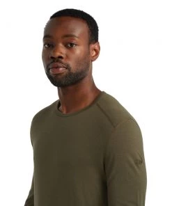 Icebreaker Merino 200 Oasis Long Sleeve Crewe Mens Thermal Top Loden 14 Icebreaker Merino 200 Oasis Long Sleeve Crewe Mens Thermal Top Loden -Cheap Icebreaker Shop 104365069 6 1