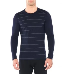 Icebreaker Merino 200 Oasis Mens Jersey Navy Blue XL