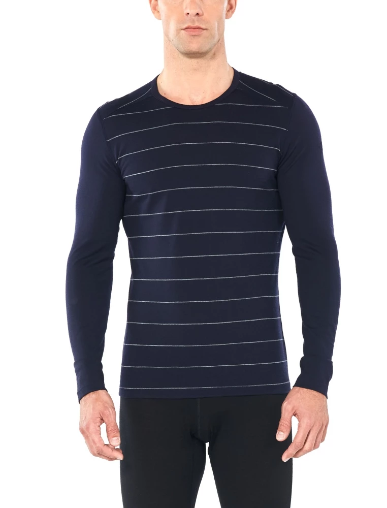 Icebreaker Merino 200 Oasis Mens Jersey Navy Blue XL 3 Icebreaker Merino 200 Oasis Mens Jersey Navy Blue XL