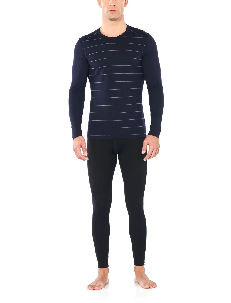 Icebreaker Merino 200 Oasis Mens Jersey Navy Blue XL 5 Icebreaker Merino 200 Oasis Mens Jersey Navy Blue XL - Image 3