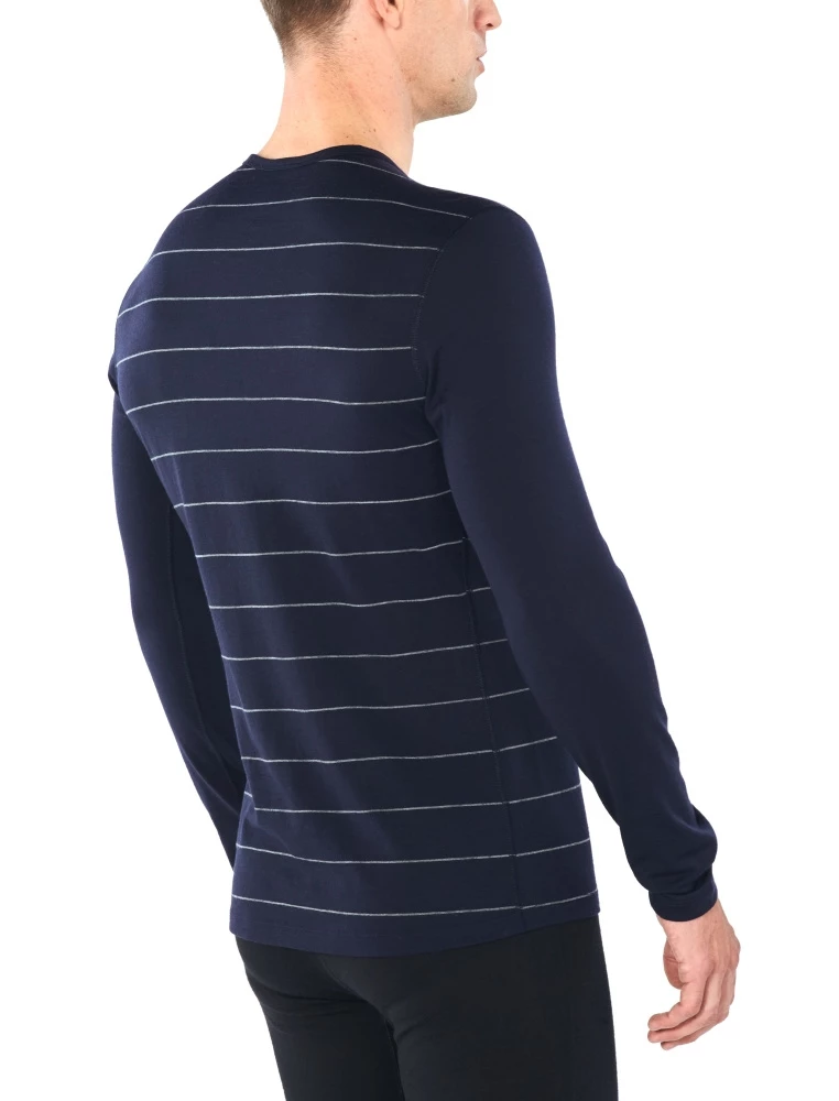 Icebreaker Merino 200 Oasis Mens Jersey Navy Blue XL 7 Icebreaker Merino 200 Oasis Mens Jersey Navy Blue XL - Image 5