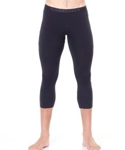 Icebreaker Mens Merino 200 Oasis Legless Black