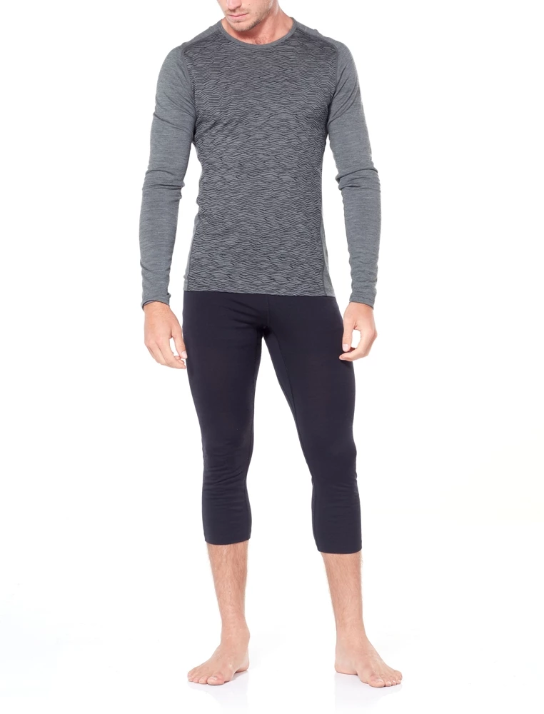 Icebreaker Mens Merino 200 Oasis Legless Black 5 Icebreaker Mens Merino 200 Oasis Legless Black - Image 3