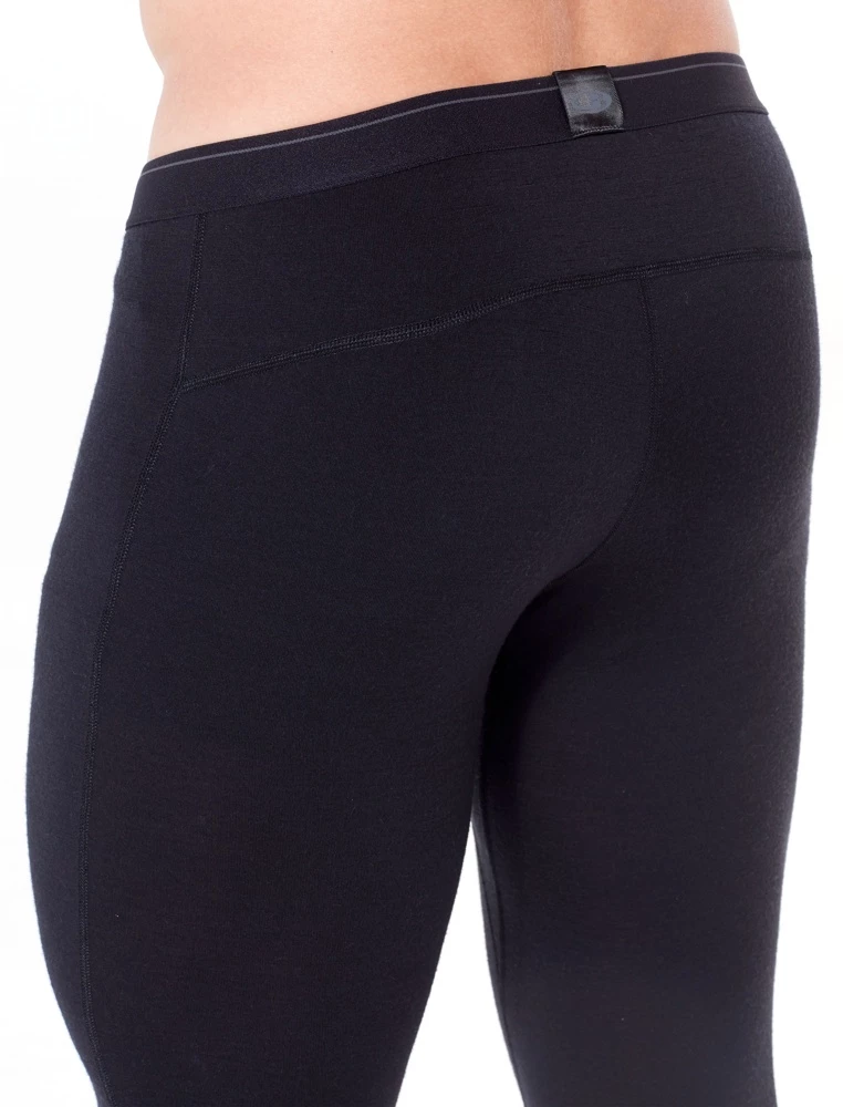 Icebreaker Mens Merino 200 Oasis Leggings Black 6 Icebreaker Mens Merino 200 Oasis Leggings Black - Image 4