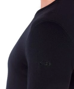 Icebreaker Merino 260 Tech Mens Jersey Black -Cheap Icebreaker Shop 104371001 5 1