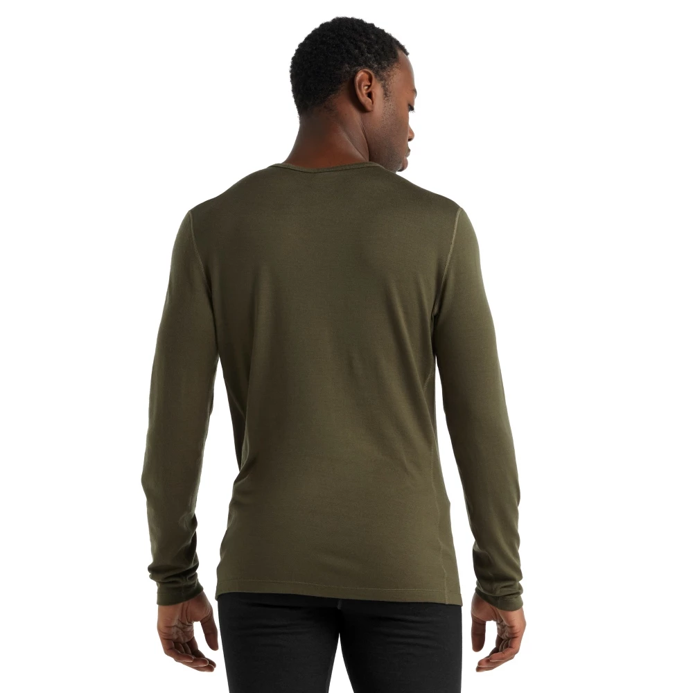 Icebreaker Merino 260 Tech LS Crewe Mens Top Olive 3 Icebreaker Merino 260 Tech LS Crewe Mens Top Olive