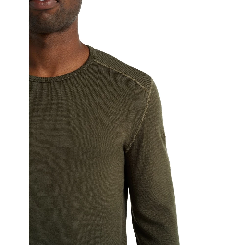 Icebreaker Merino 260 Tech LS Crewe Mens Top Olive 5 Icebreaker Merino 260 Tech LS Crewe Mens Top Olive - Image 3