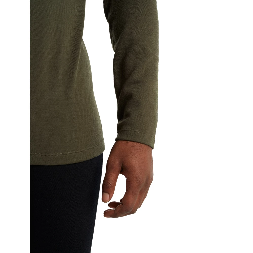 Icebreaker Merino 260 Tech LS Crewe Mens Top Olive 6 Icebreaker Merino 260 Tech LS Crewe Mens Top Olive - Image 4