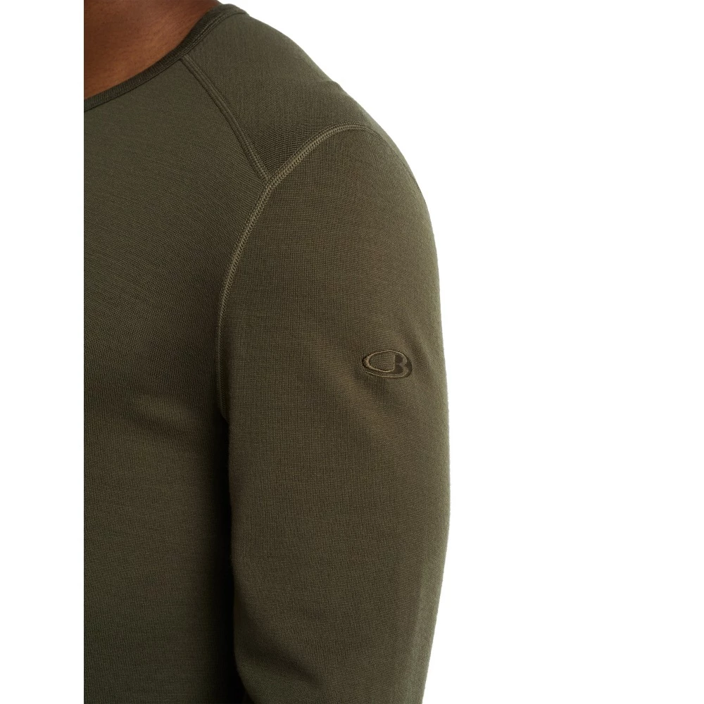 Icebreaker Merino 260 Tech LS Crewe Mens Top Olive 7 Icebreaker Merino 260 Tech LS Crewe Mens Top Olive - Image 5