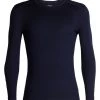 Icebreaker Mens Merino 260 Tech LS Crewe Shirt Midnight Navy M -Cheap Icebreaker Shop 104371401 1 1