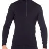 Icebreaker Merino 260 Tech Half Zip Mens Jersey Black -Cheap Icebreaker Shop 104372001 2 1