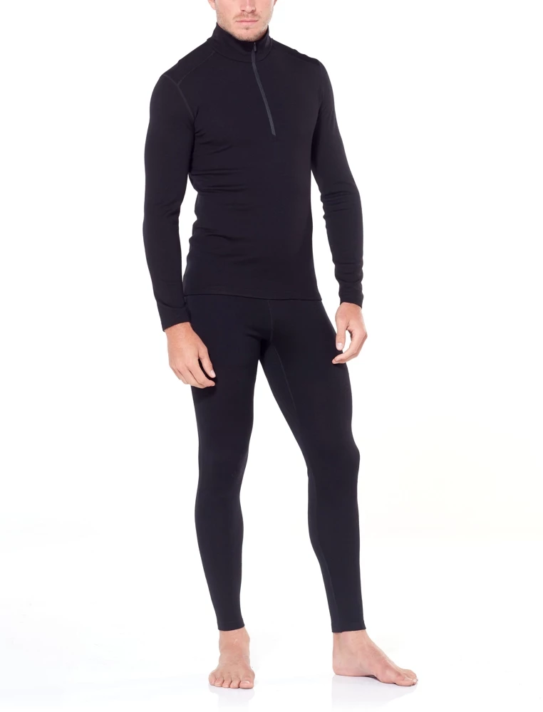 Icebreaker Merino 260 Tech Half Zip Mens Jersey Black 5 Icebreaker Merino 260 Tech Half Zip Mens Jersey Black - Image 3