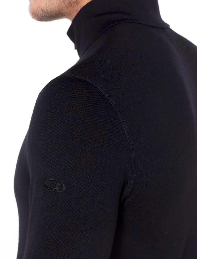 Icebreaker Merino 260 Tech Half Zip Mens Jersey Black 6 Icebreaker Merino 260 Tech Half Zip Mens Jersey Black - Image 4