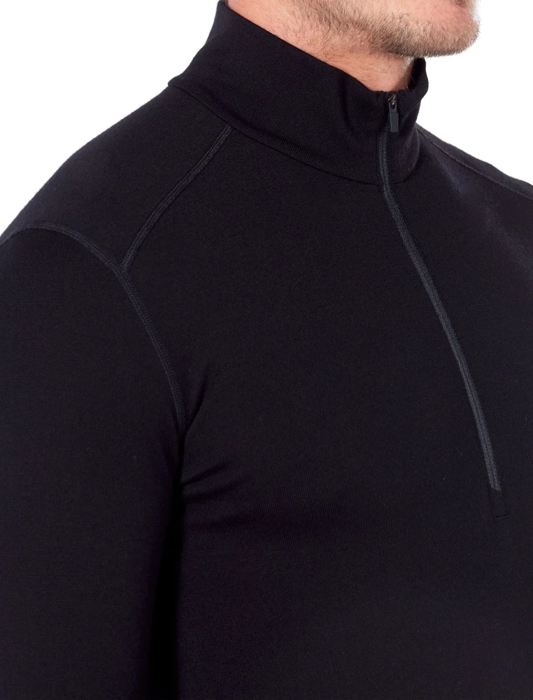 Icebreaker Merino 260 Tech Half Zip Mens Jersey Black 7 Icebreaker Merino 260 Tech Half Zip Mens Jersey Black - Image 5