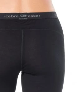Icebreaker Womens Merino 200 Oasis Leggings Black -Cheap Icebreaker Shop 104383001 5