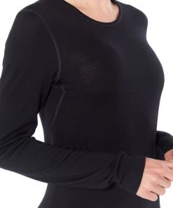 Icebreaker Womens Merino 260 Tech LS Crewe Black 9 Icebreaker Womens Merino 260 Tech LS Crewe Black -Cheap Icebreaker Shop 104387001 5