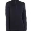 Icebreaker Womens Merino 260 Tech LS Half Zip Black -Cheap Icebreaker Shop 104390001 2