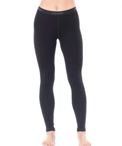 Icebreaker Womens Merino 260 Tech Leggings Black