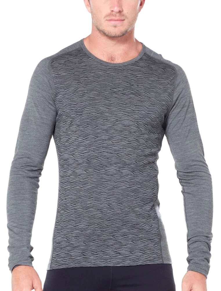 Icebreaker Mens Merino 200 Oasis Deluxe Raglan LS Crewe Shirt Fall Line Gritstone Heather L 3 Icebreaker Mens Merino 200 Oasis Deluxe Raglan LS Crewe Shirt Fall Line Gritstone Heather L