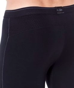 Icebreaker Mens Merino 200 Zone Legless Trousers Black/Mineral M -Cheap Icebreaker Shop 104479001 5 1