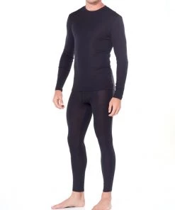 Icebreaker Mens Merino 175 Everyday LS Crewe Black -Cheap Icebreaker Shop 104483001 4
