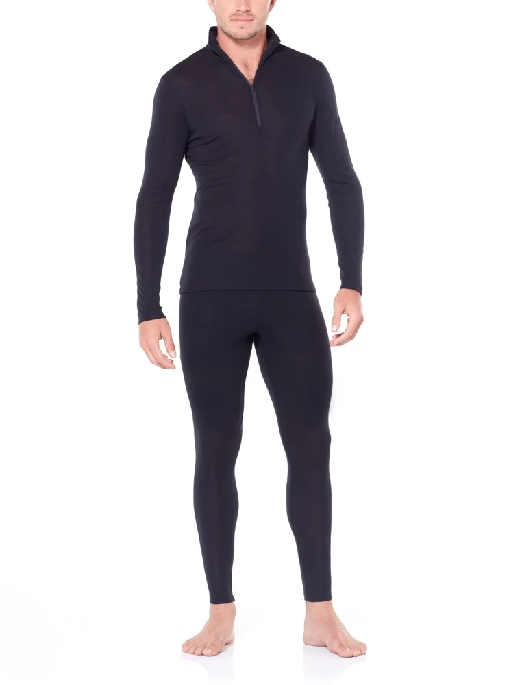 Icebreaker Mens Merino 175 Everyday Leggings Black 5 Icebreaker Mens Merino 175 Everyday Leggings Black - Image 3